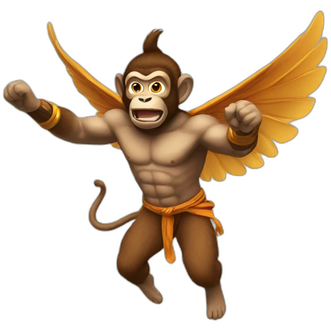 Flying Hanuman  emoji