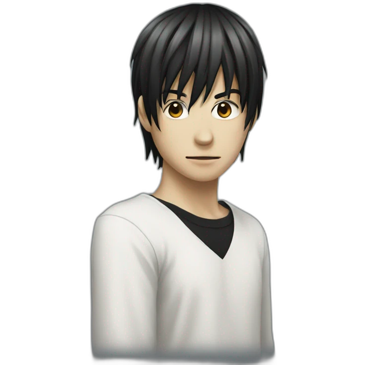 L not light from death note emoji