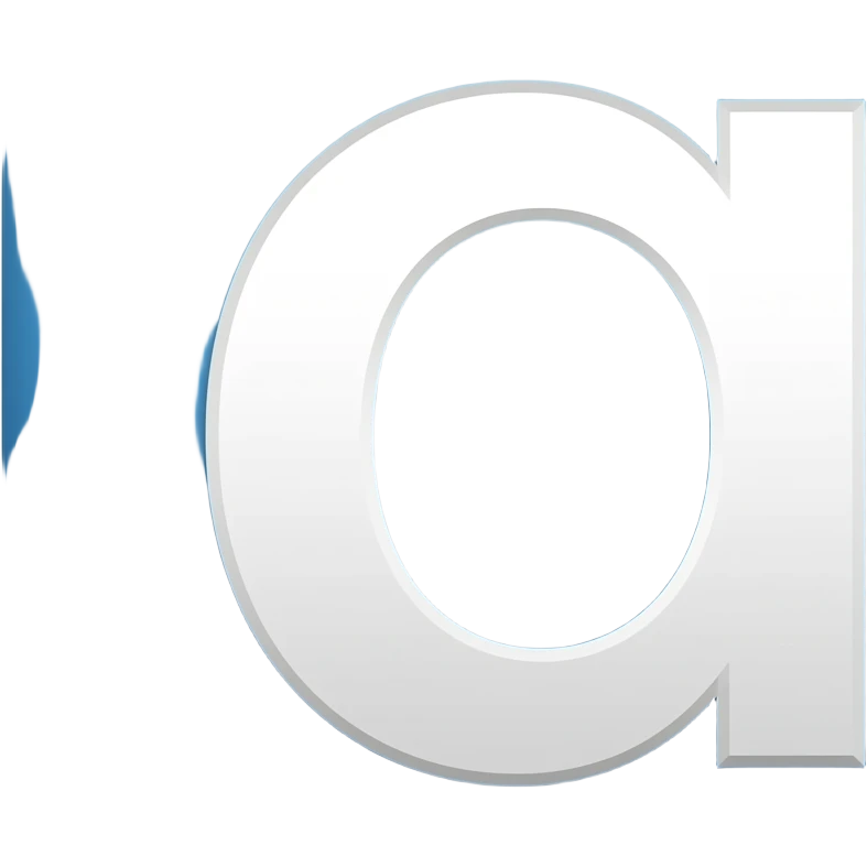 Crie um emojis. com😀 letra com fundo azul emoji