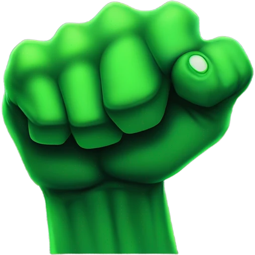 Hulk hands emoji