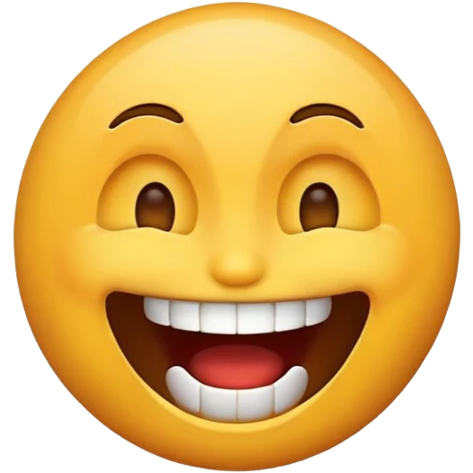 Emoji rindo com medo emoji