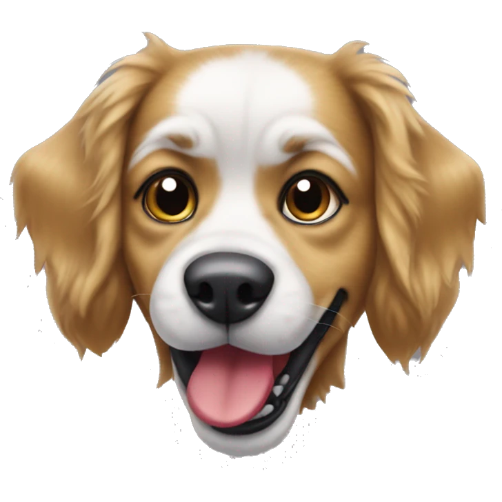 washington capitals Hockey dog  emoji