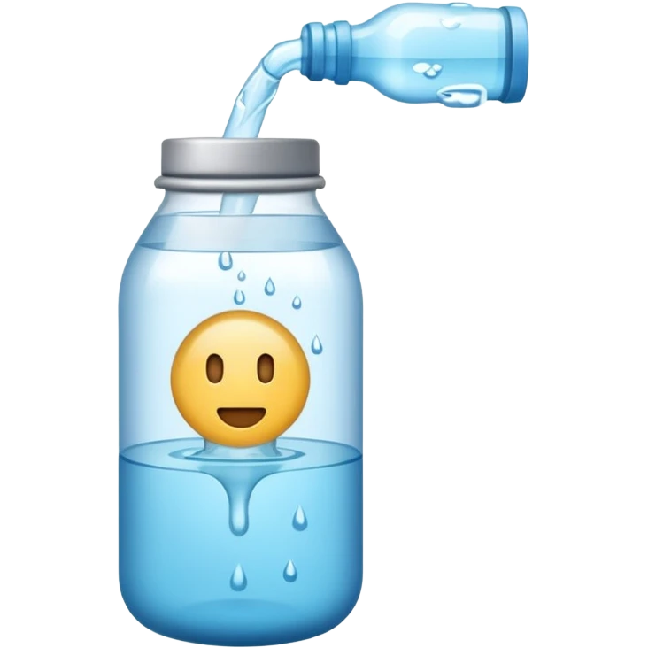 Botella de agua emoji