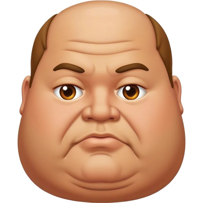Fat man emoji