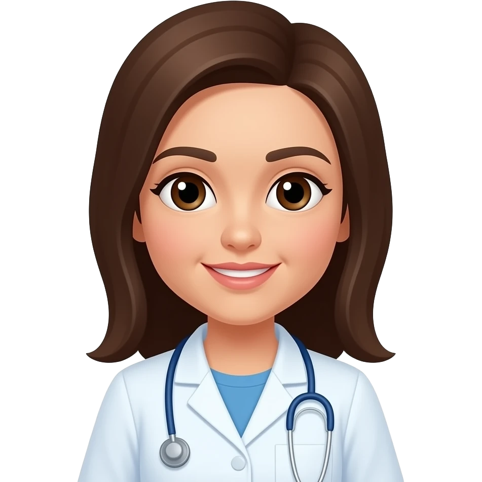 Brown eyes Ultrasound technician emoji