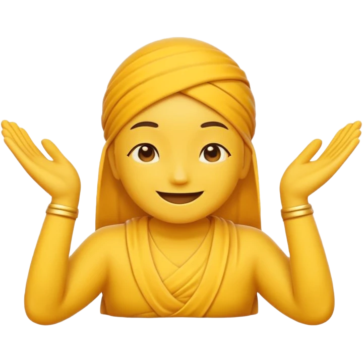 Namaste emoji sticker emoji