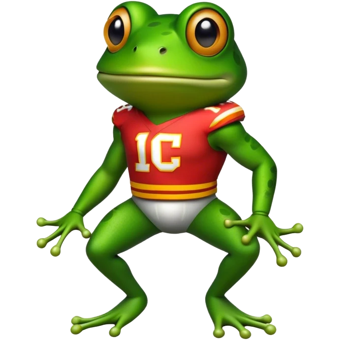 KC chiefs frog emoji