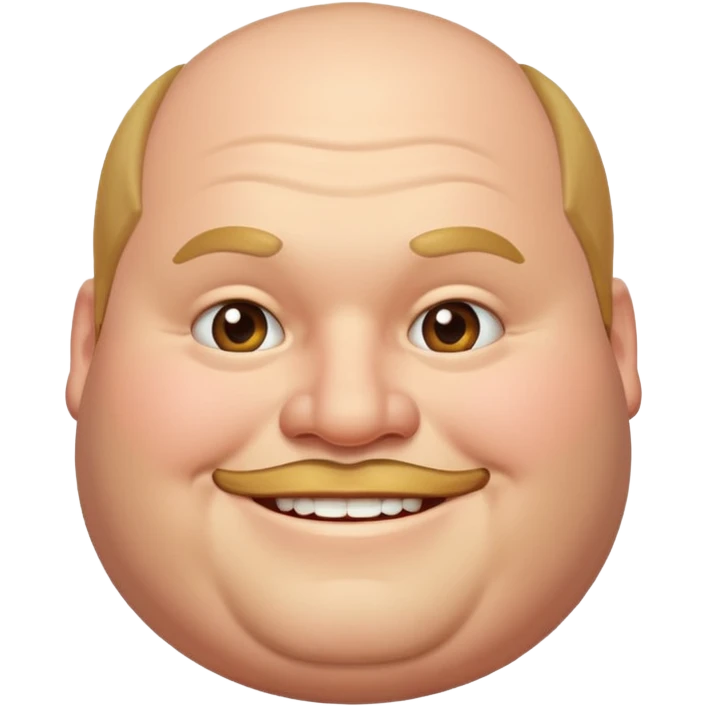 big fat man emoji
