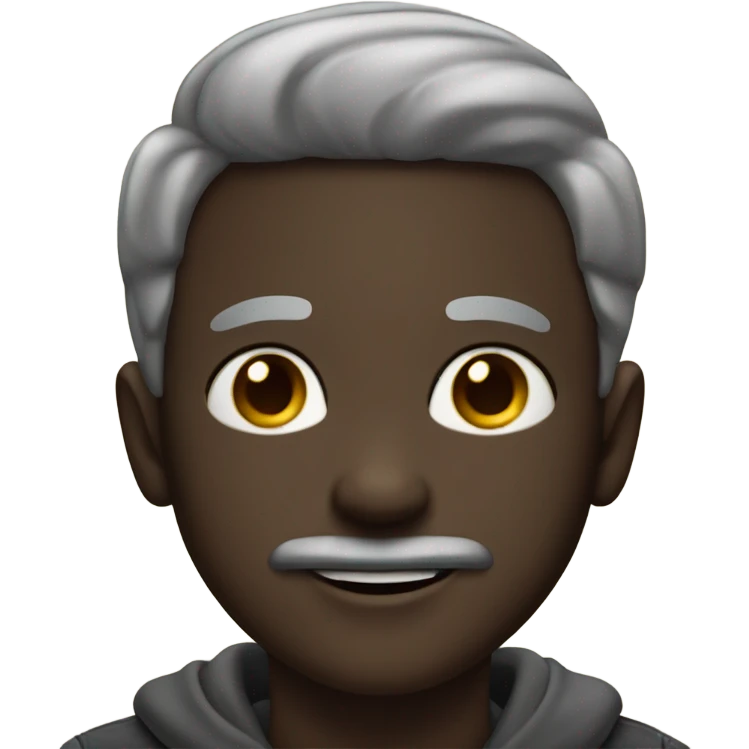 smiling dark-skinned boy meme add thick mustache  emoji