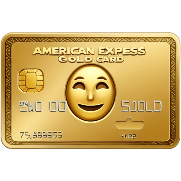 american express gold card emoji