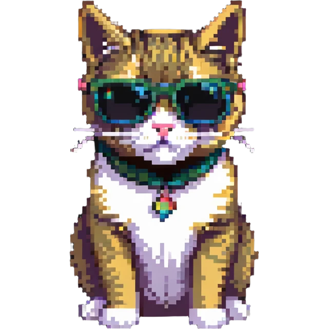 cat wearing sunglasses emoji