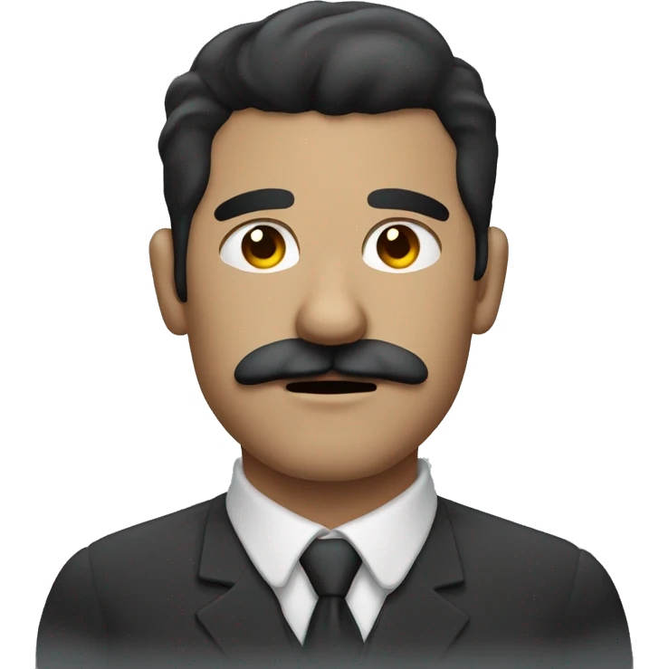 dark hair dark eyes man with mustache sleep emoji