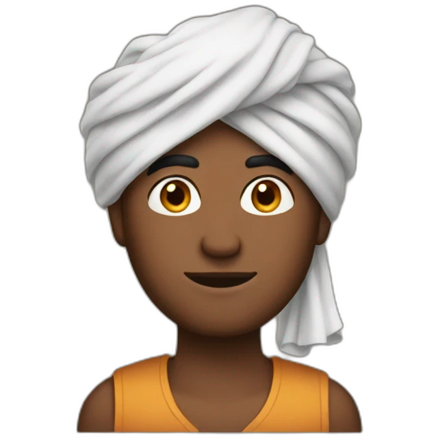guy with turban emoji