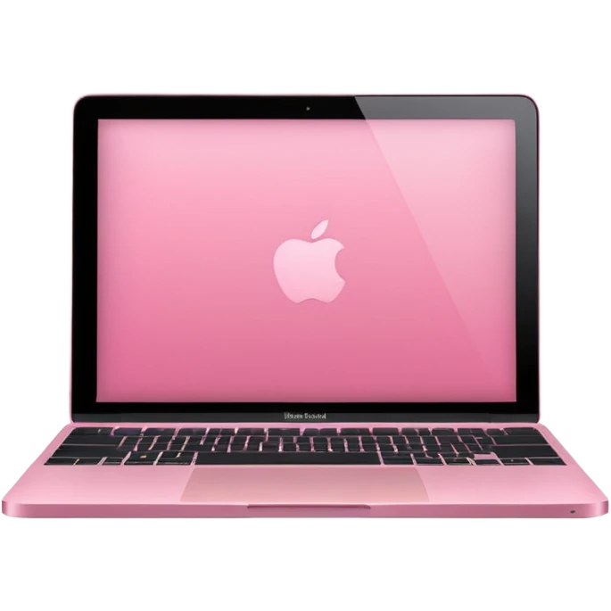 pink macbook emoji