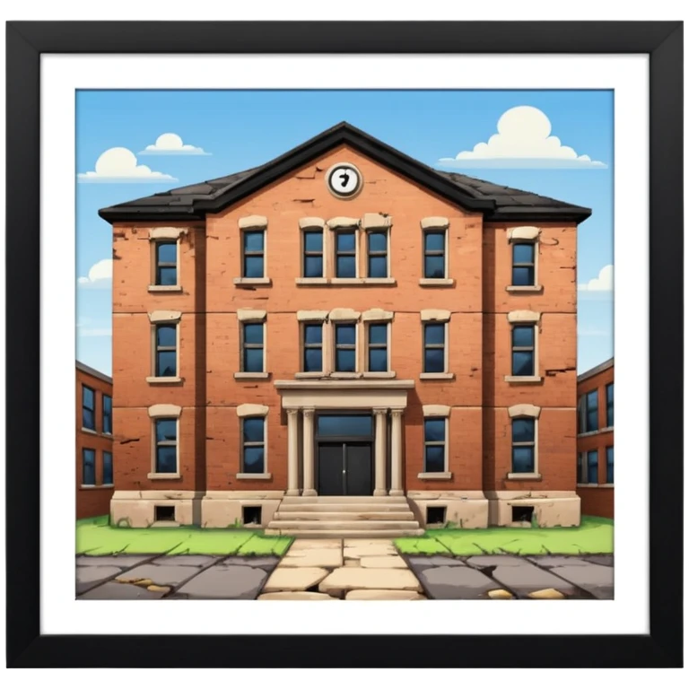 Abandoned school emoji