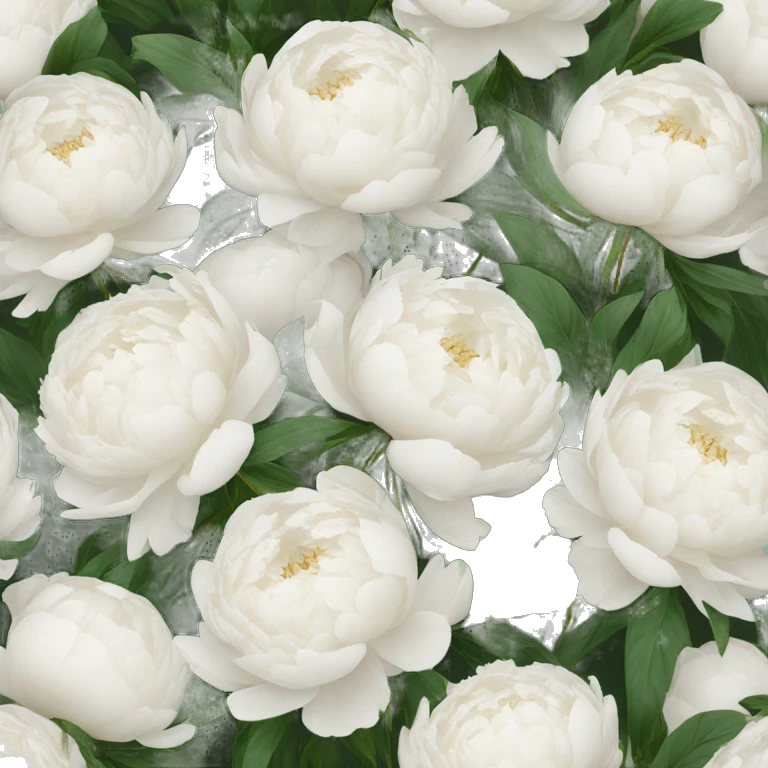 bouquet of white peonies bouquet of white peonies emoji