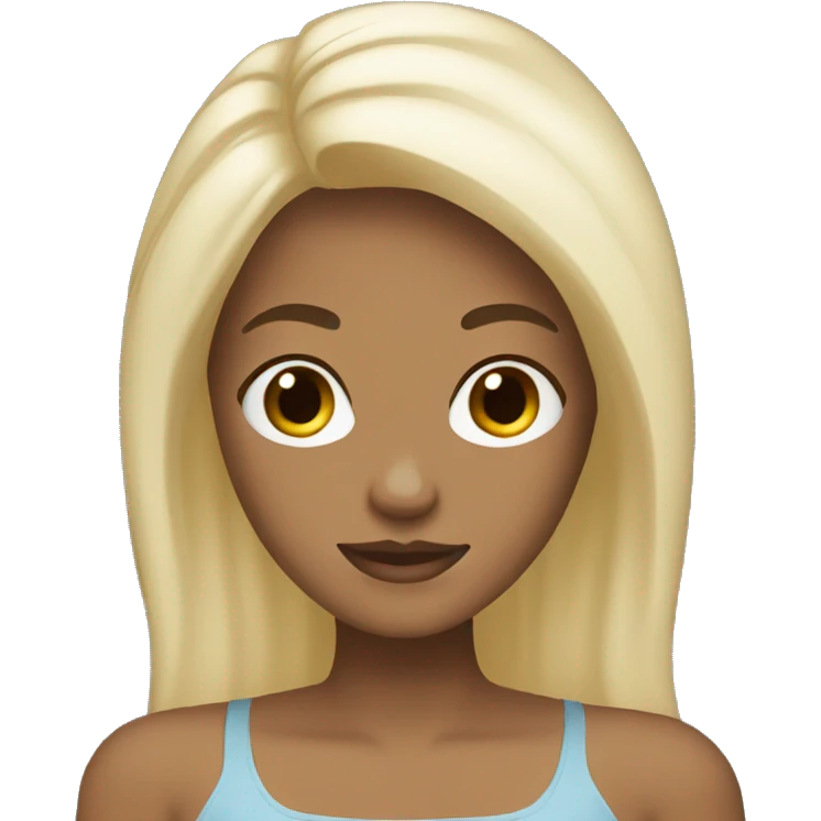 Bitmoji, Girl White, Blonde emoji