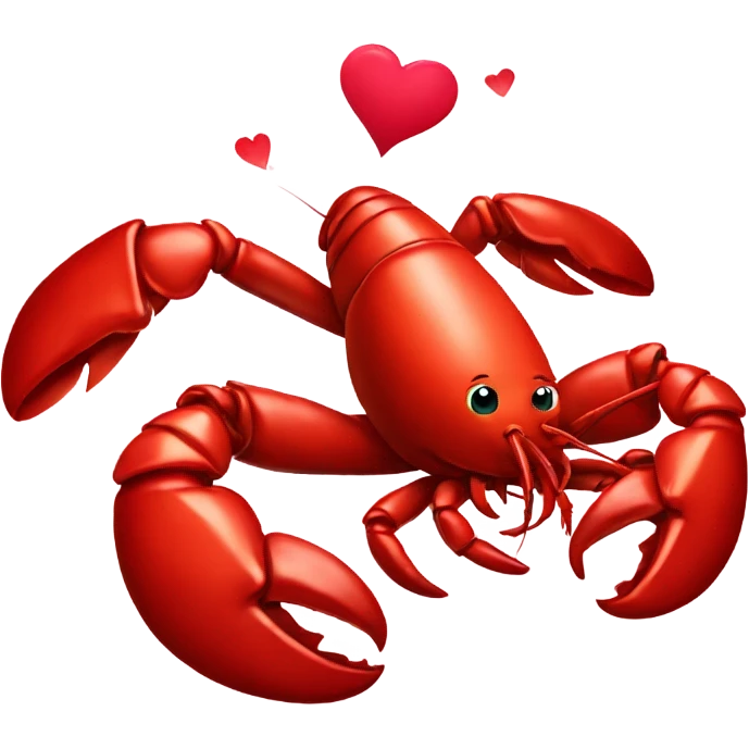 lobster valentine emoji