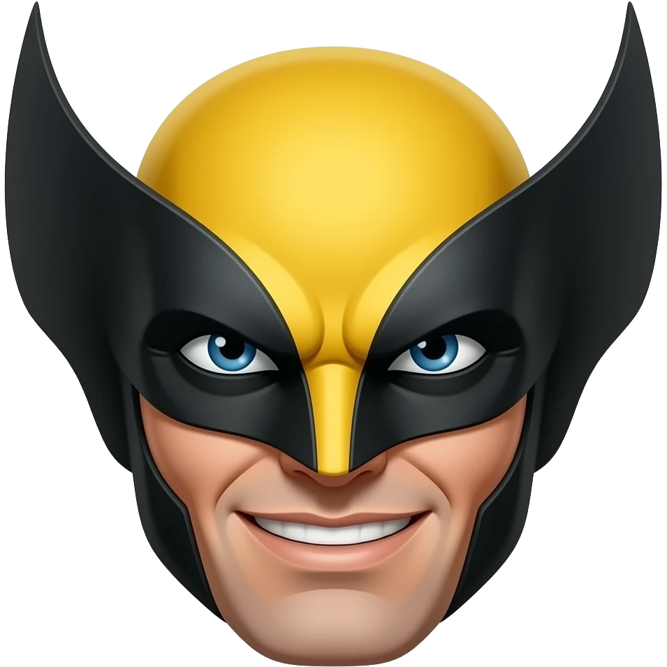 Wolverine face emoji