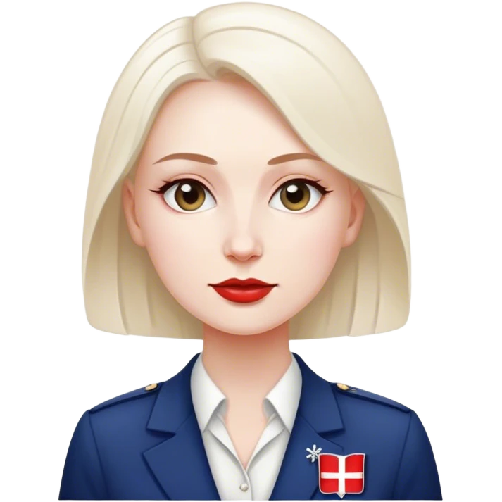 patriot polish european woman simple patriot politician modern fascist poland traditional emoji