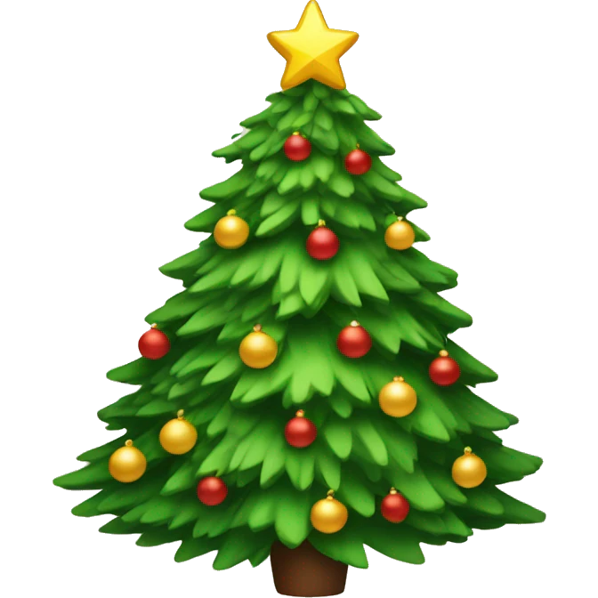 Christmas tree emoji