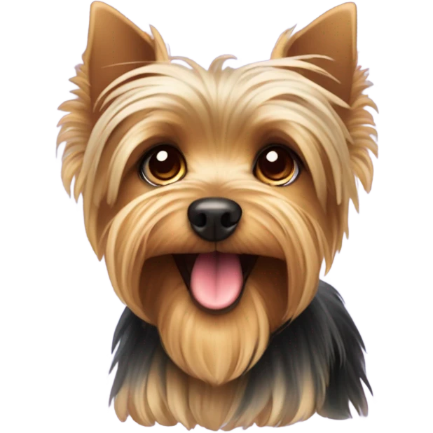 Yorkie in love emoji