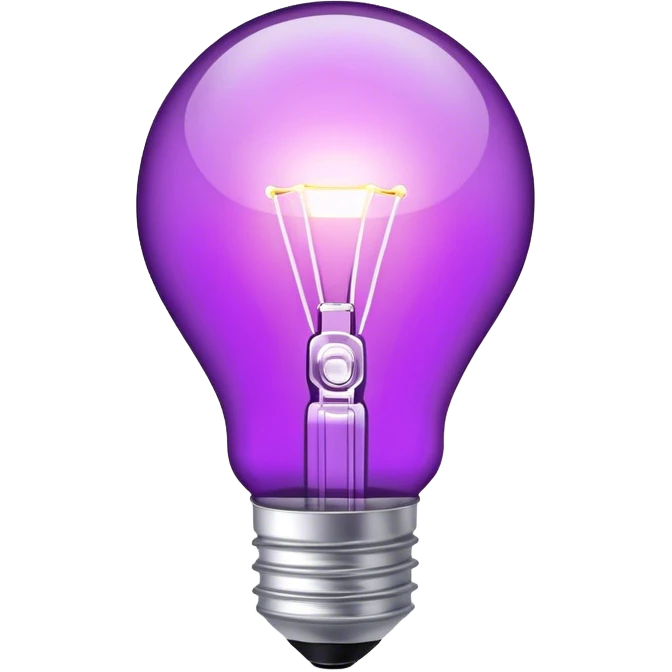 violet 💡 emoji