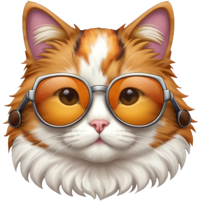 Cat wearing sunglasses emoji