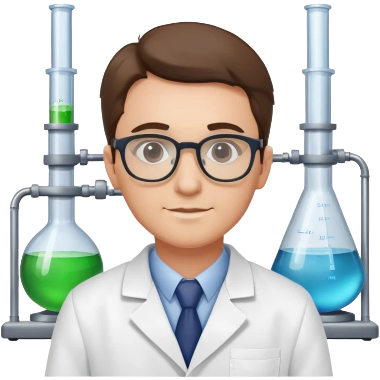 Chemist in his lab emoji