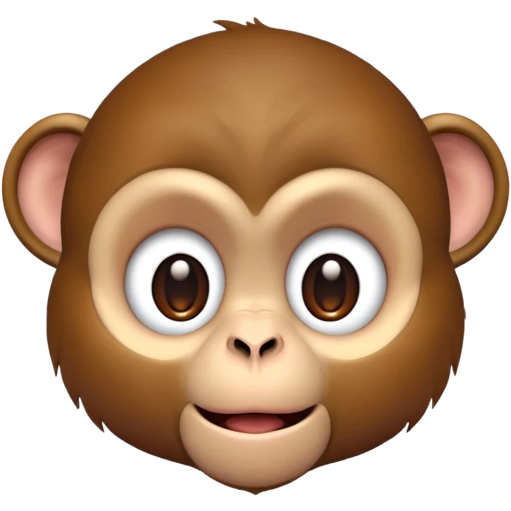 Monkey face, playful and cute emoji