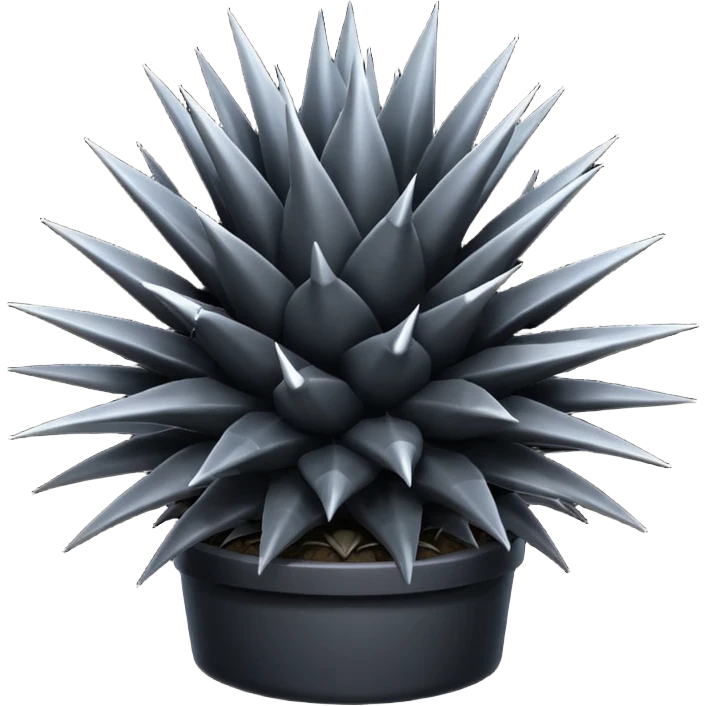 black plant emoji
