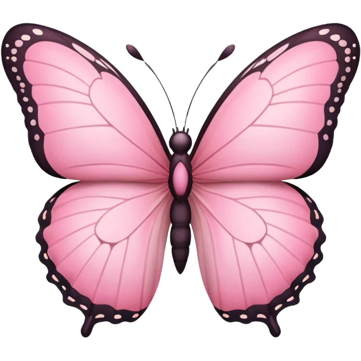 Pink cute butterfly emoji