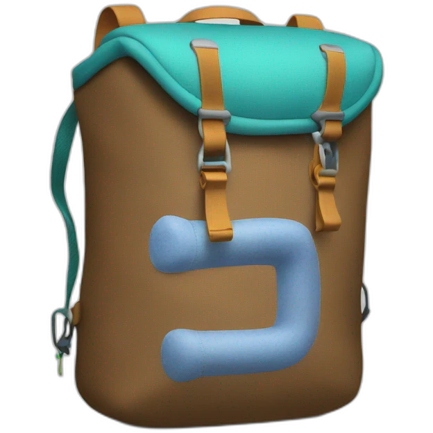 Chalk climbing bag emoji