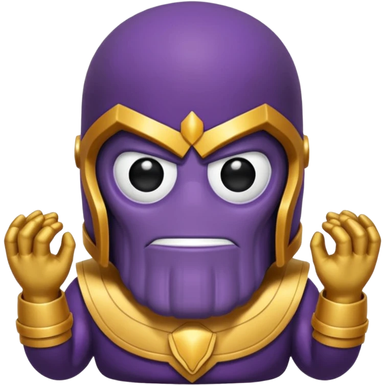 Squıd game Thanosun hareketini yapan emoji  emoji