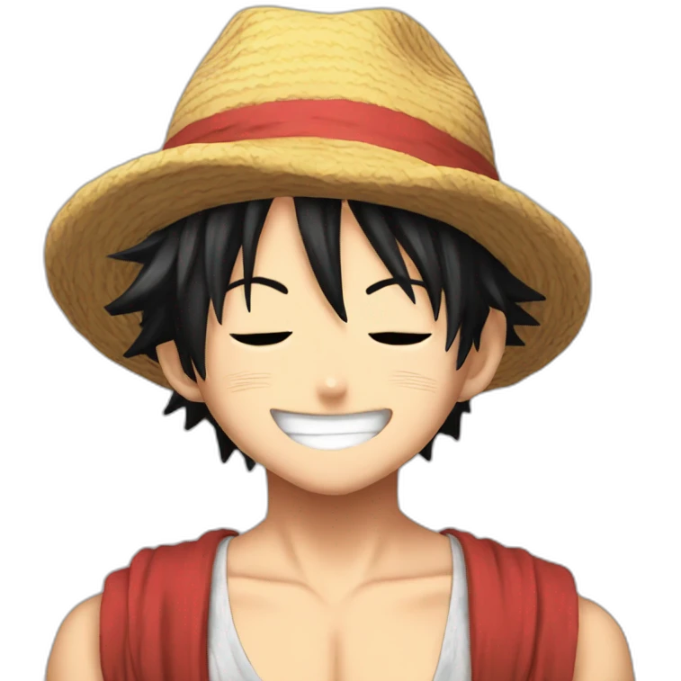 Luffy kiss vivi emoji