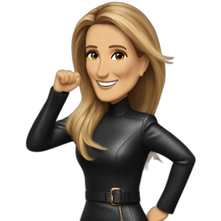 Céline Dion celebrating emoji