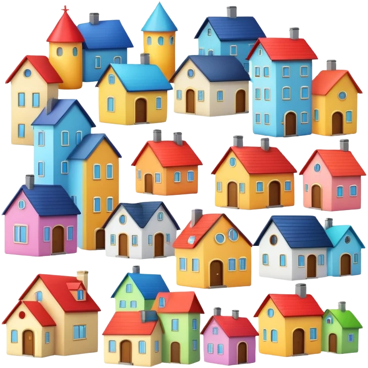 Houses emoji