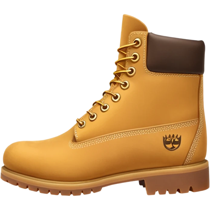 Сделай пару ботинок Timberland в классической расцветке emoji