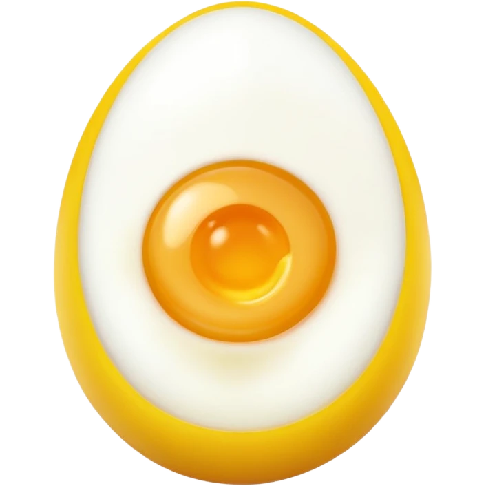 boiled egg half emoji