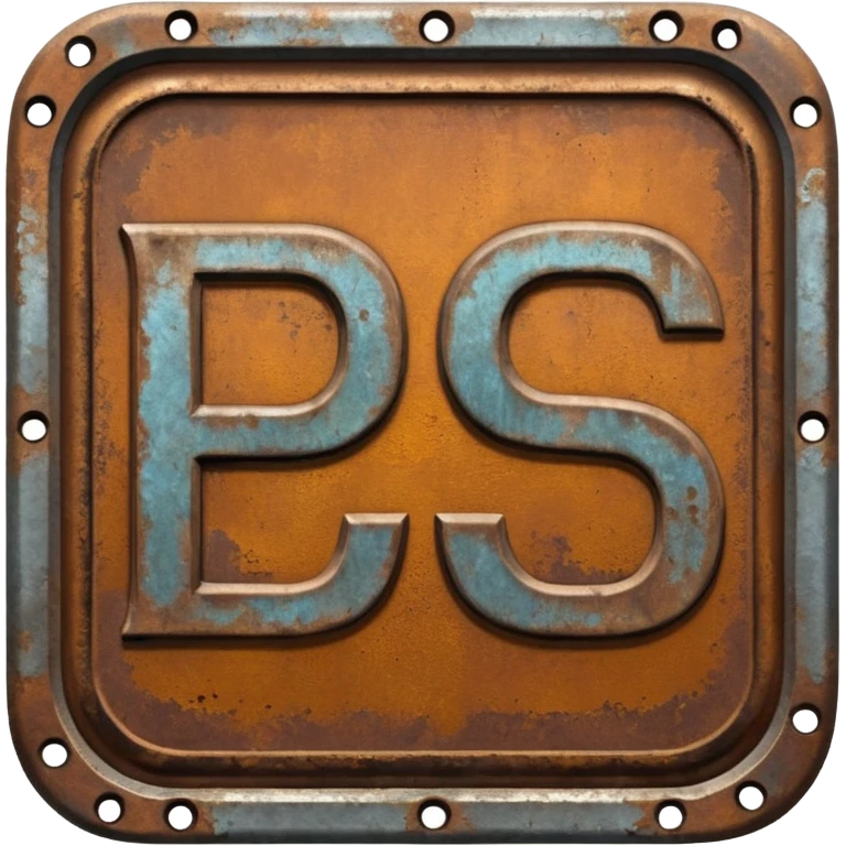 Create a Discord server icon that reads 'DUBS' based on the Rust video game. emoji