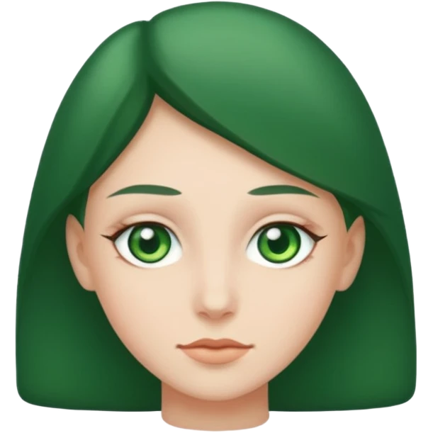green eyed  emoji