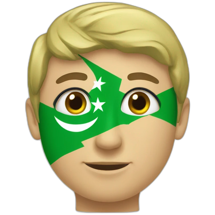 The green Syria flag emoji
