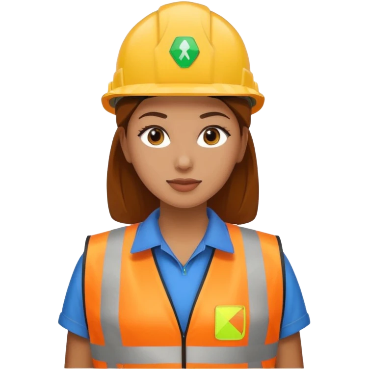women, Waste Management, safety vest emoji