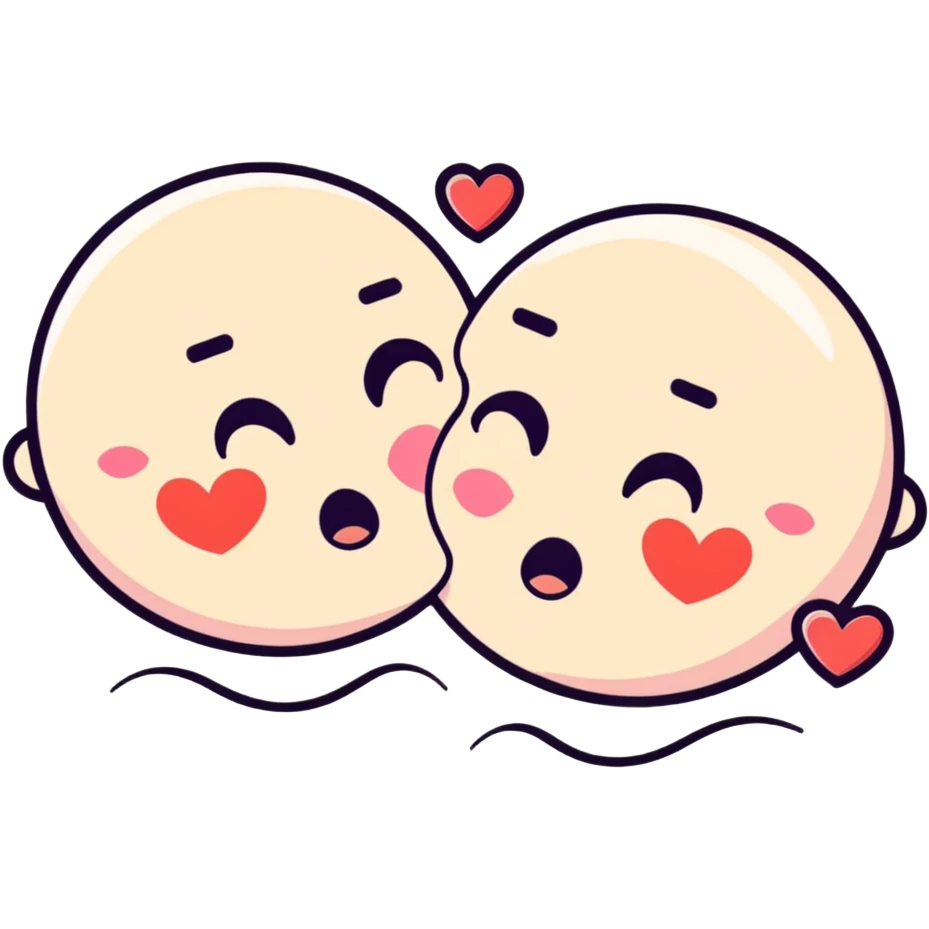 Kissy face with hearts emoji