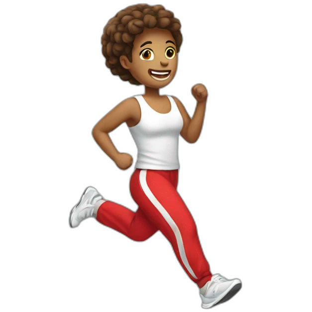Per Noël en jogging emoji