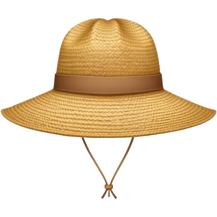 A sun hat emoji emoji