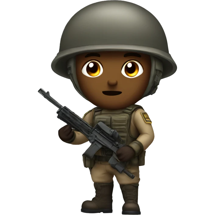 Dessert Storm soldier  emoji