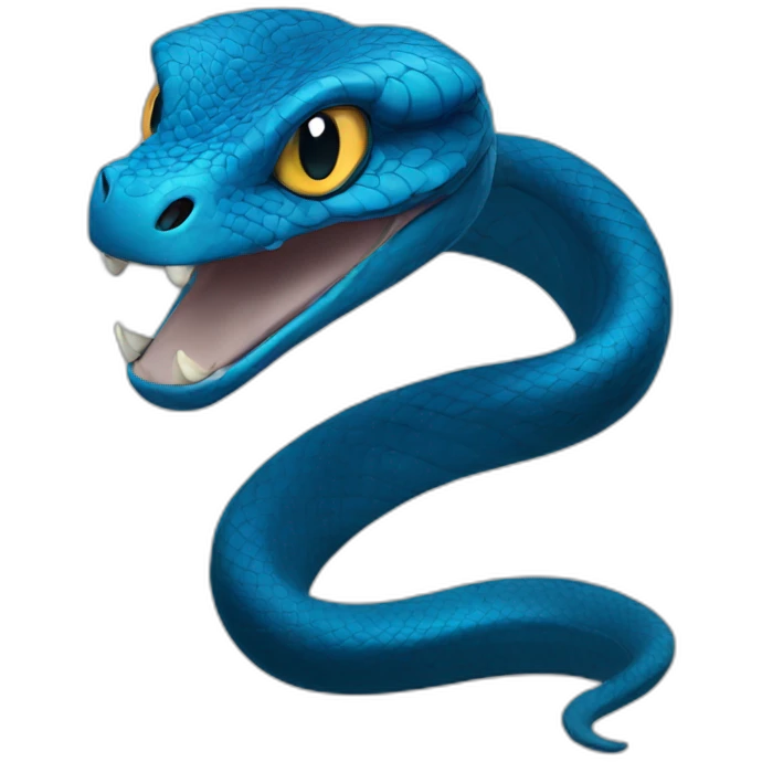 Blue King Cobra emoji