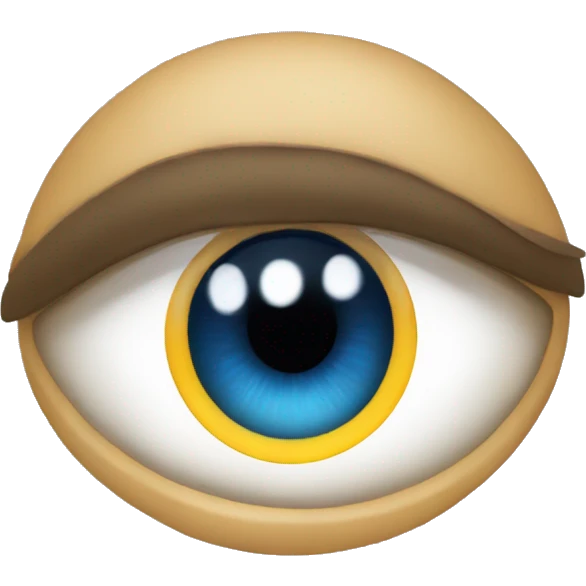 Tweaking eye emoji