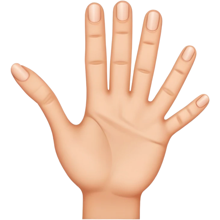 3 fingers  emoji